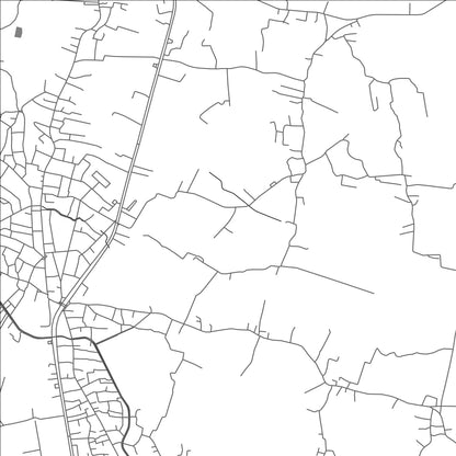 ROAD MAP OF BAN FANG TUEN, THAILAND BY MAPBAKES