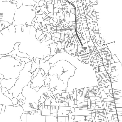 ROAD MAP OF BAN HUAI HIN, THAILAND BY MAPBAKES