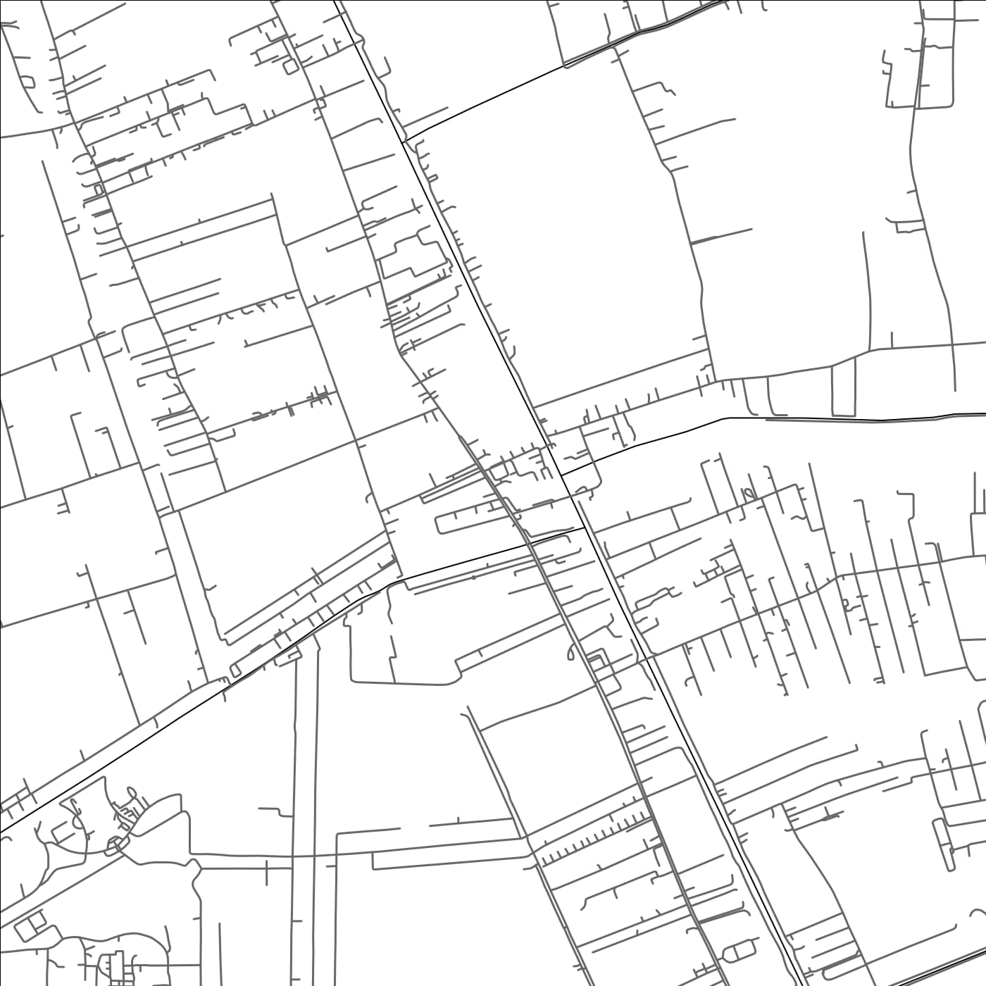 ROAD MAP OF BAN KHAMEN, THAILAND BY MAPBAKES