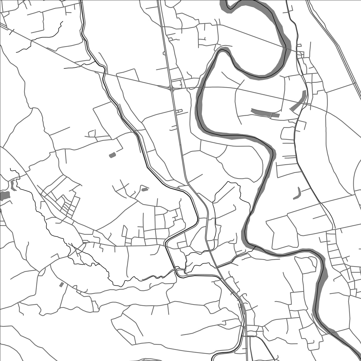 ROAD MAP OF BAN KHI LEK, THAILAND BY MAPBAKES