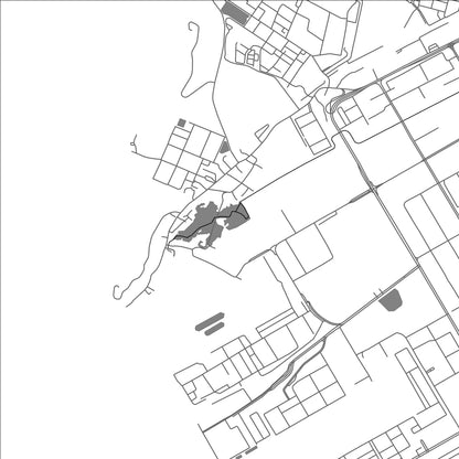 ROAD MAP OF BAN LAEM CHABANG, THAILAND BY MAPBAKES