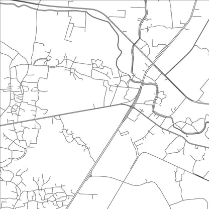 ROAD MAP OF BAN LUEAK, THAILAND BY MAPBAKES