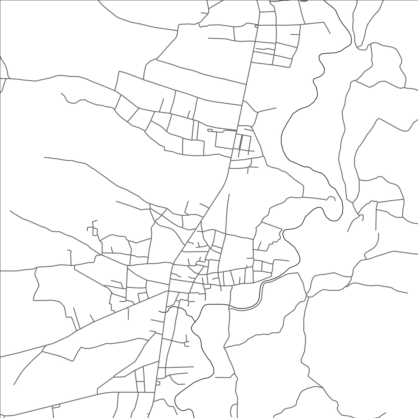 ROAD MAP OF BAN MAE TUEN, THAILAND BY MAPBAKES