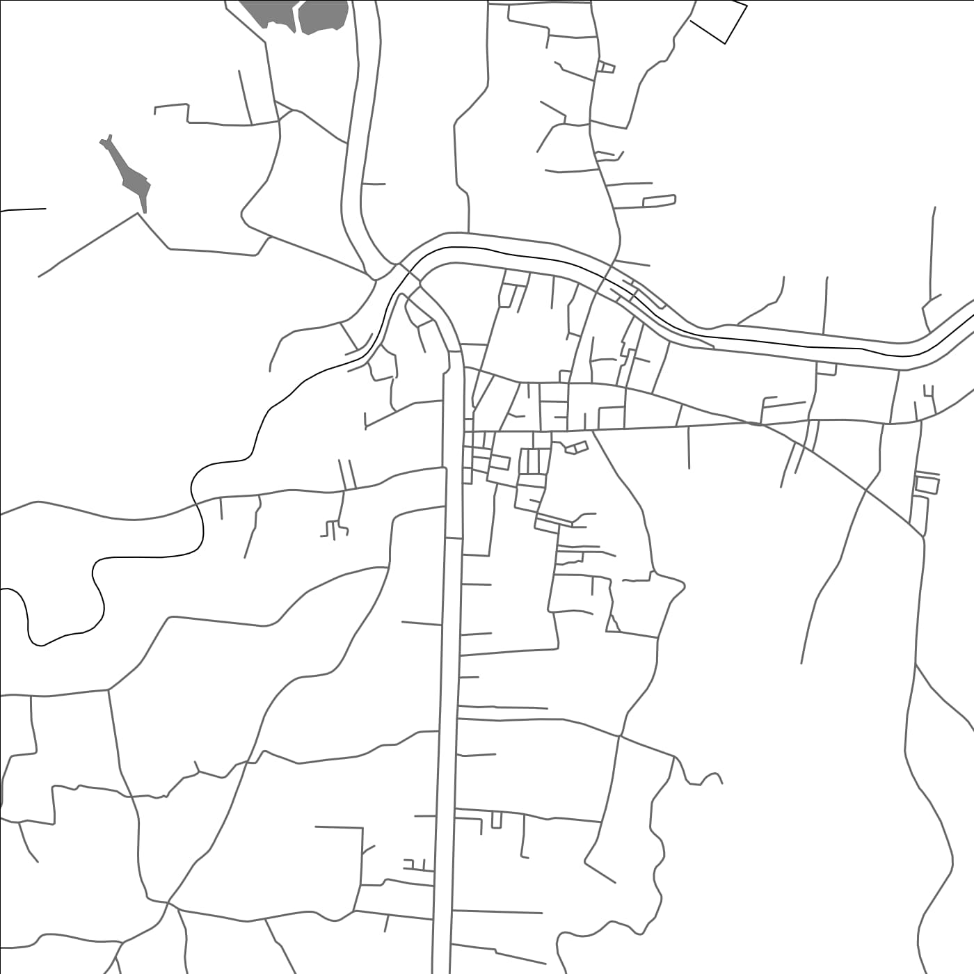 ROAD MAP OF BAN NA SAN, THAILAND BY MAPBAKES