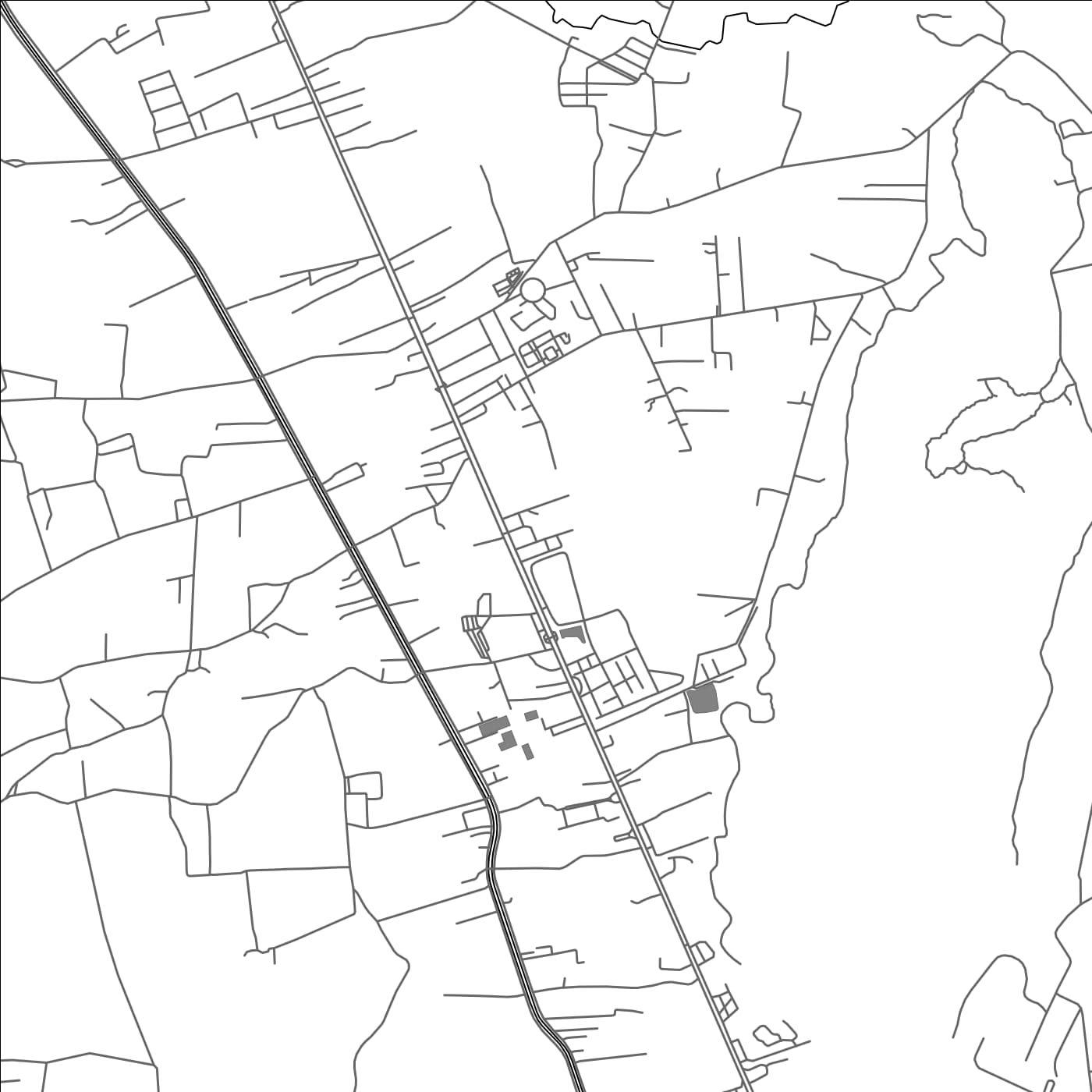 ROAD MAP OF BAN NA YANG, THAILAND BY MAPBAKES