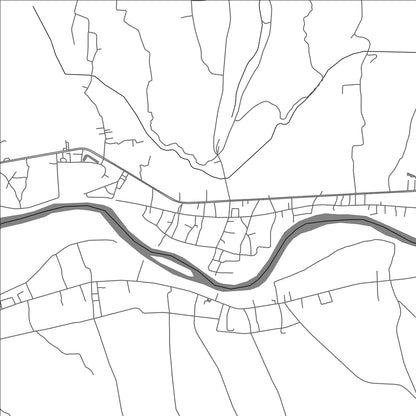 ROAD MAP OF BAN NGIO NGAM, THAILAND BY MAPBAKES