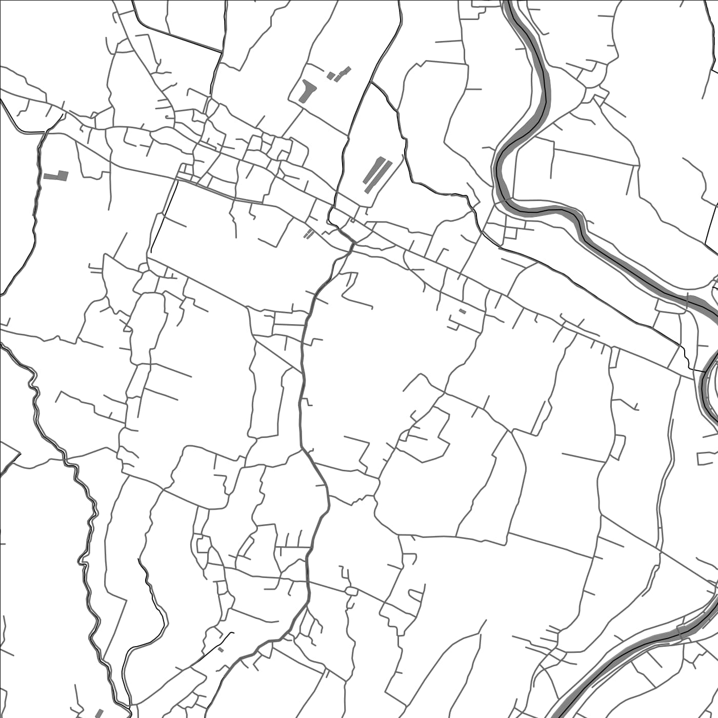 ROAD MAP OF BAN NONG TONG, THAILAND BY MAPBAKES