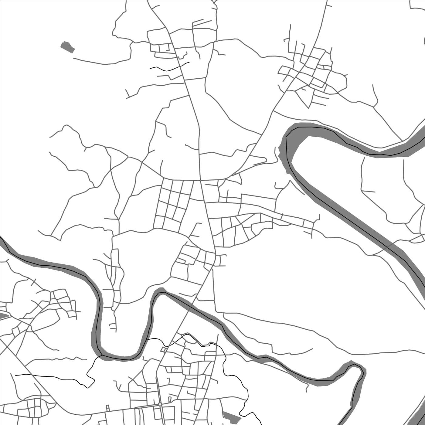 ROAD MAP OF BAN PAE, THAILAND BY MAPBAKES