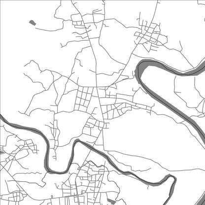 ROAD MAP OF BAN PAE, THAILAND BY MAPBAKES