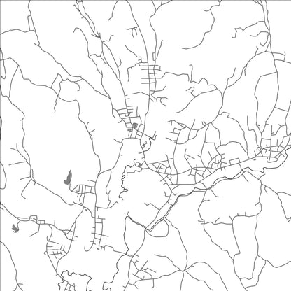 ROAD MAP OF BAN PIANG LUANG, THAILAND BY MAPBAKES