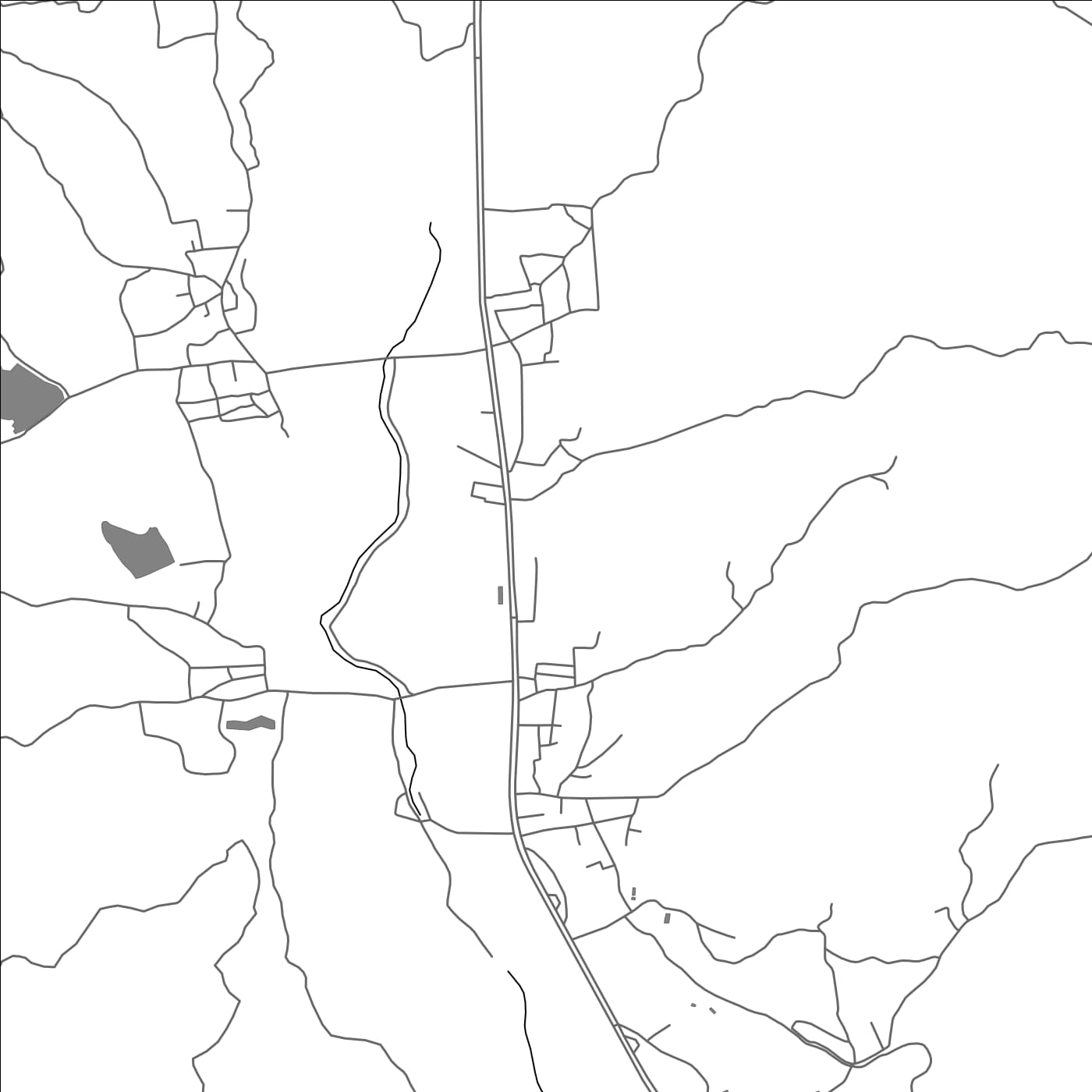 ROAD MAP OF BAN PONG TAO, THAILAND BY MAPBAKES