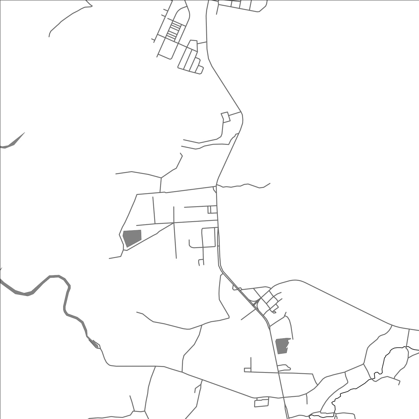 ROAD MAP OF BAN RATCHAKRUT, THAILAND BY MAPBAKES