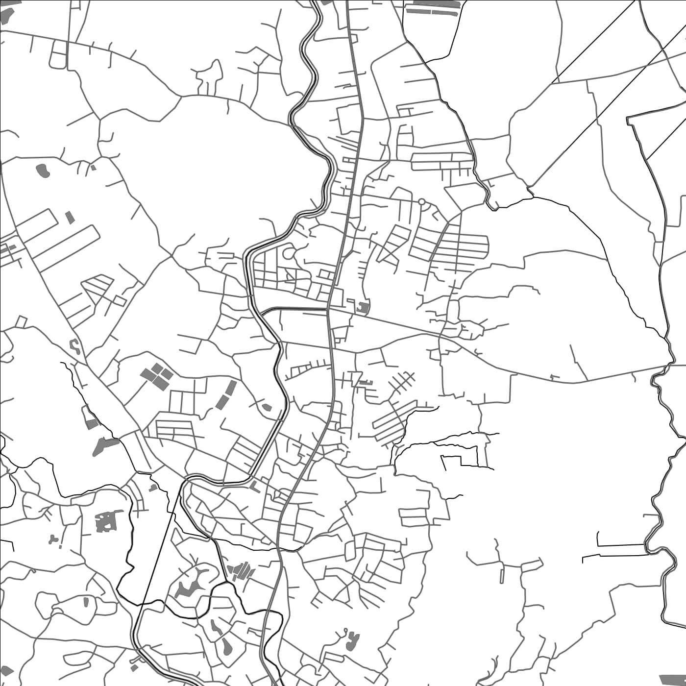 ROAD MAP OF BAN SAN PONG, THAILAND BY MAPBAKES