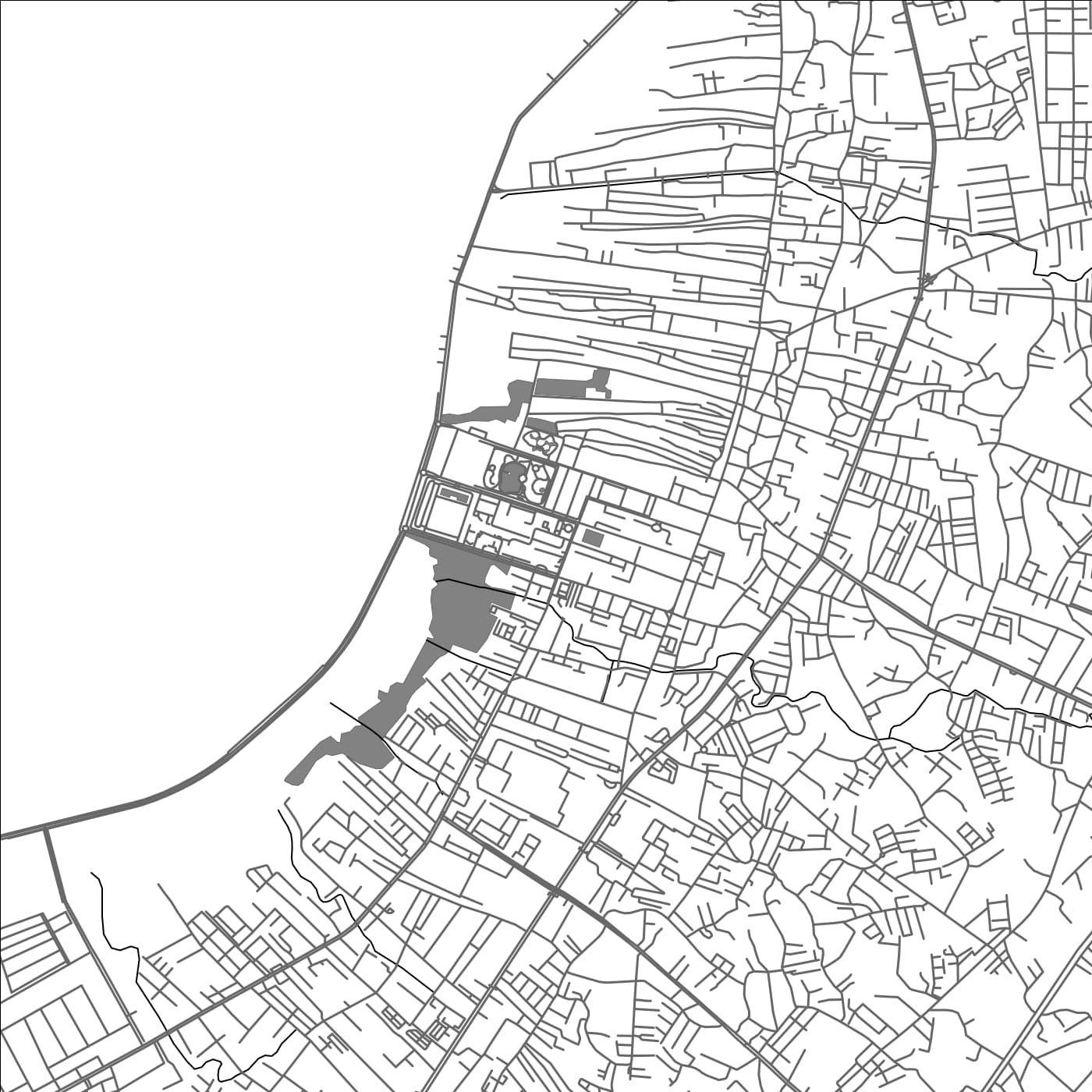 ROAD MAP OF BAN SUAN, THAILAND BY MAPBAKES