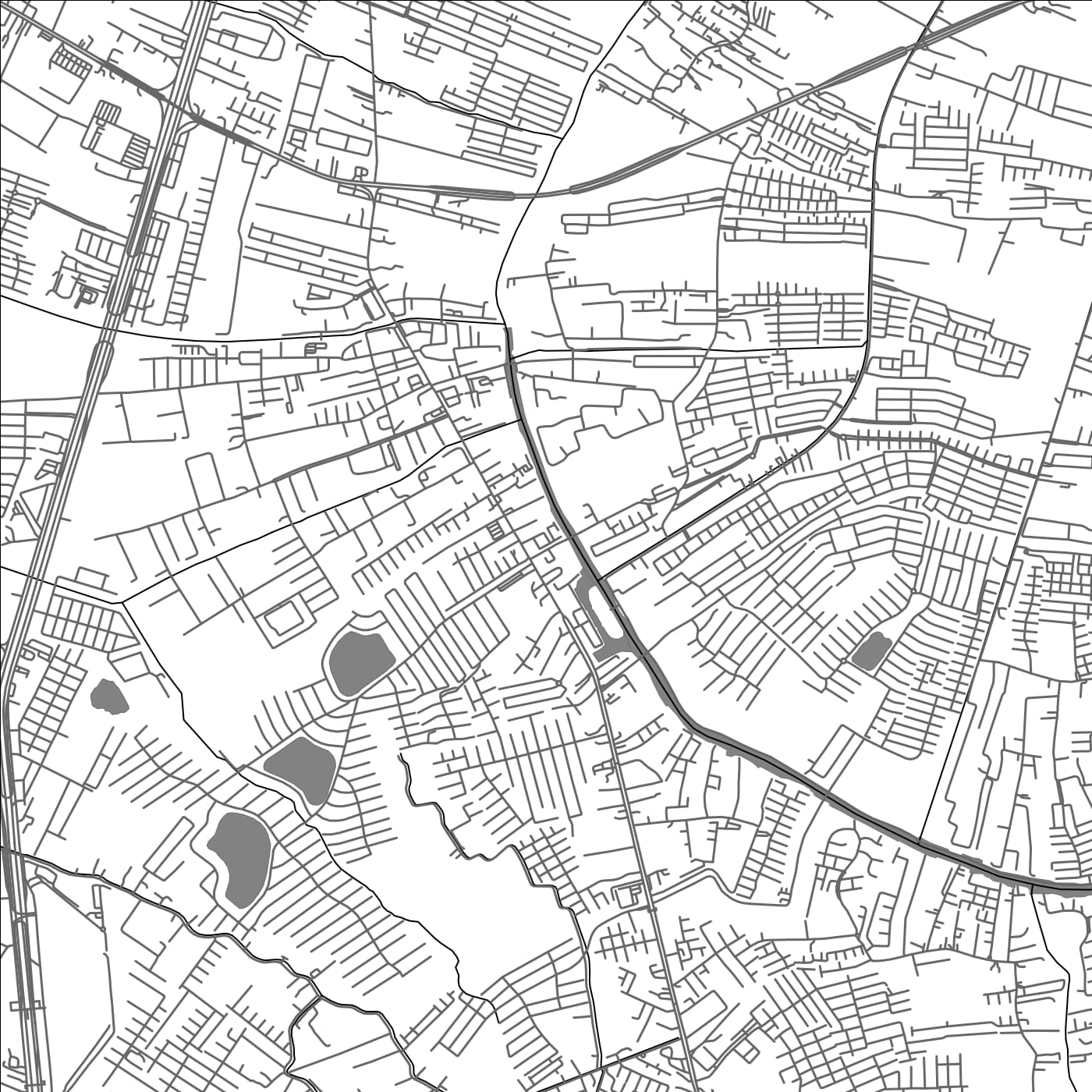 ROAD MAP OF BANG BUA THONG, THAILAND BY MAPBAKES