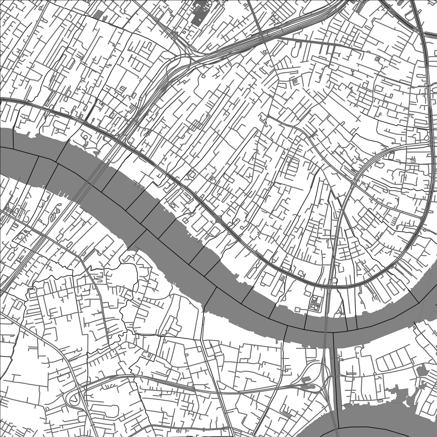 ROAD MAP OF BANG PHONGPHANG, THAILAND BY MAPBAKES