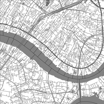 ROAD MAP OF BANG PHONGPHANG, THAILAND BY MAPBAKES