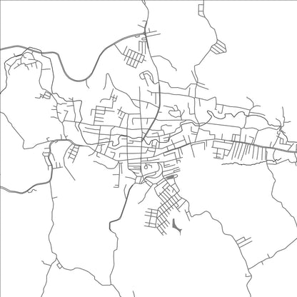 ROAD MAP OF BETONG, THAILAND BY MAPBAKES