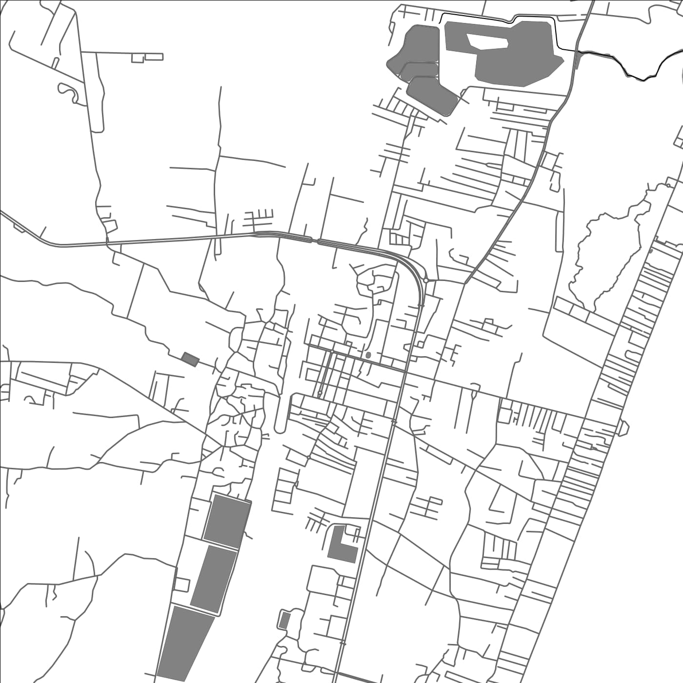 ROAD MAP OF CHA-AM, THAILAND BY MAPBAKES