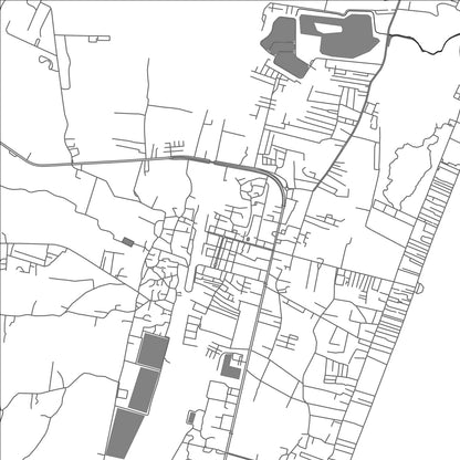 ROAD MAP OF CHA-AM, THAILAND BY MAPBAKES