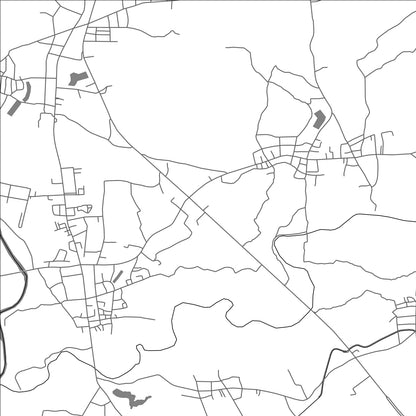 ROAD MAP OF CHIANG KLANG, THAILAND BY MAPBAKES