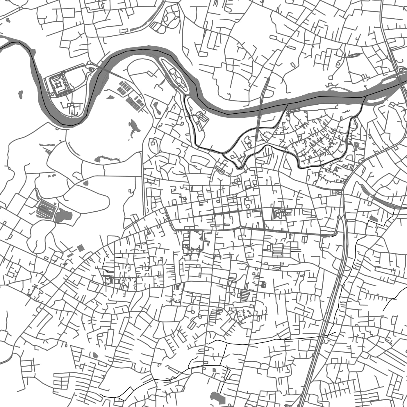 ROAD MAP OF CHIANG RAI, THAILAND BY MAPBAKES