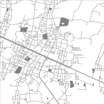 ROAD MAP OF CHUM PHAE, THAILAND BY MAPBAKES