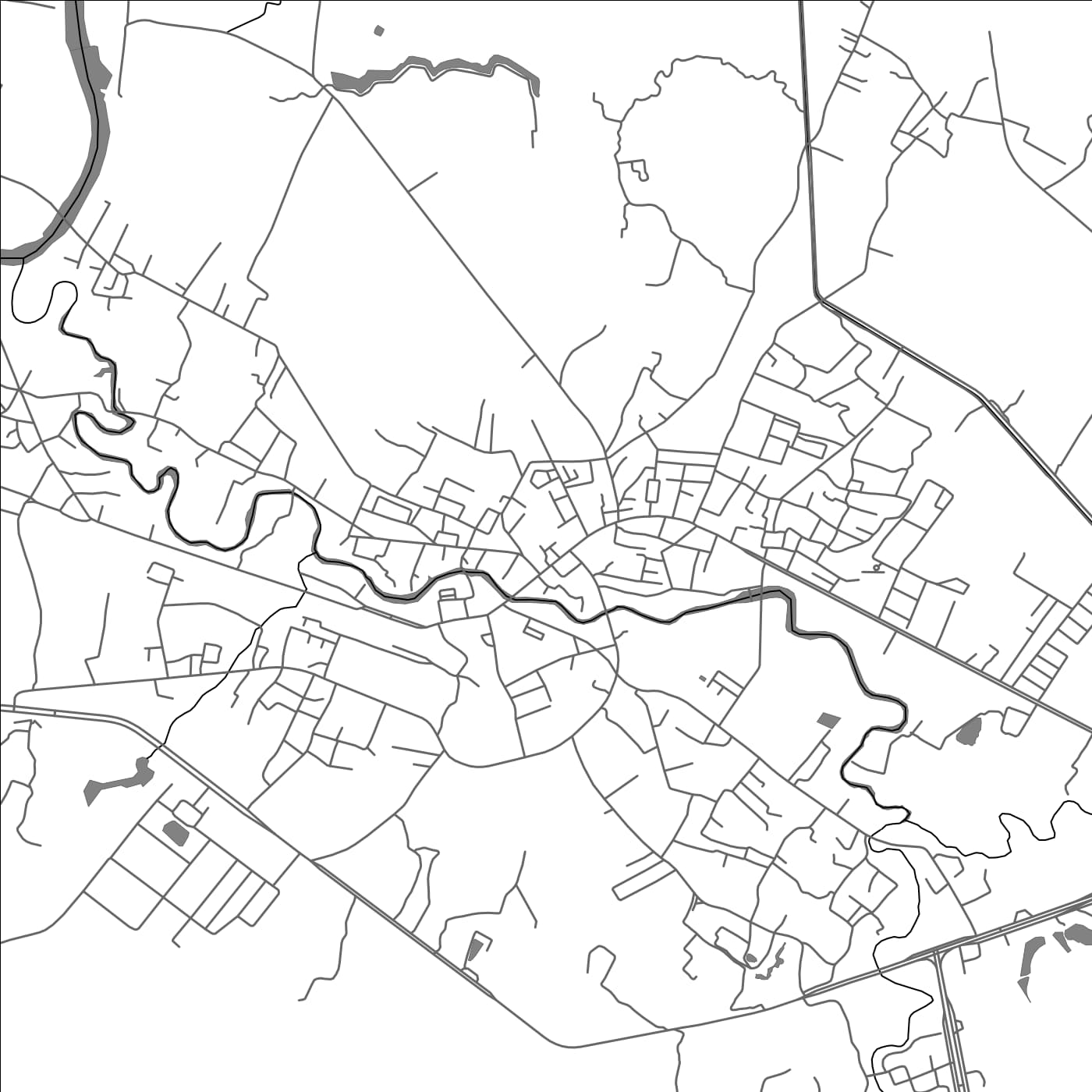 ROAD MAP OF DEN CHAI, THAILAND BY MAPBAKES