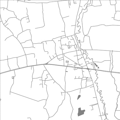 ROAD MAP OF KANCHANADIT, THAILAND BY MAPBAKES