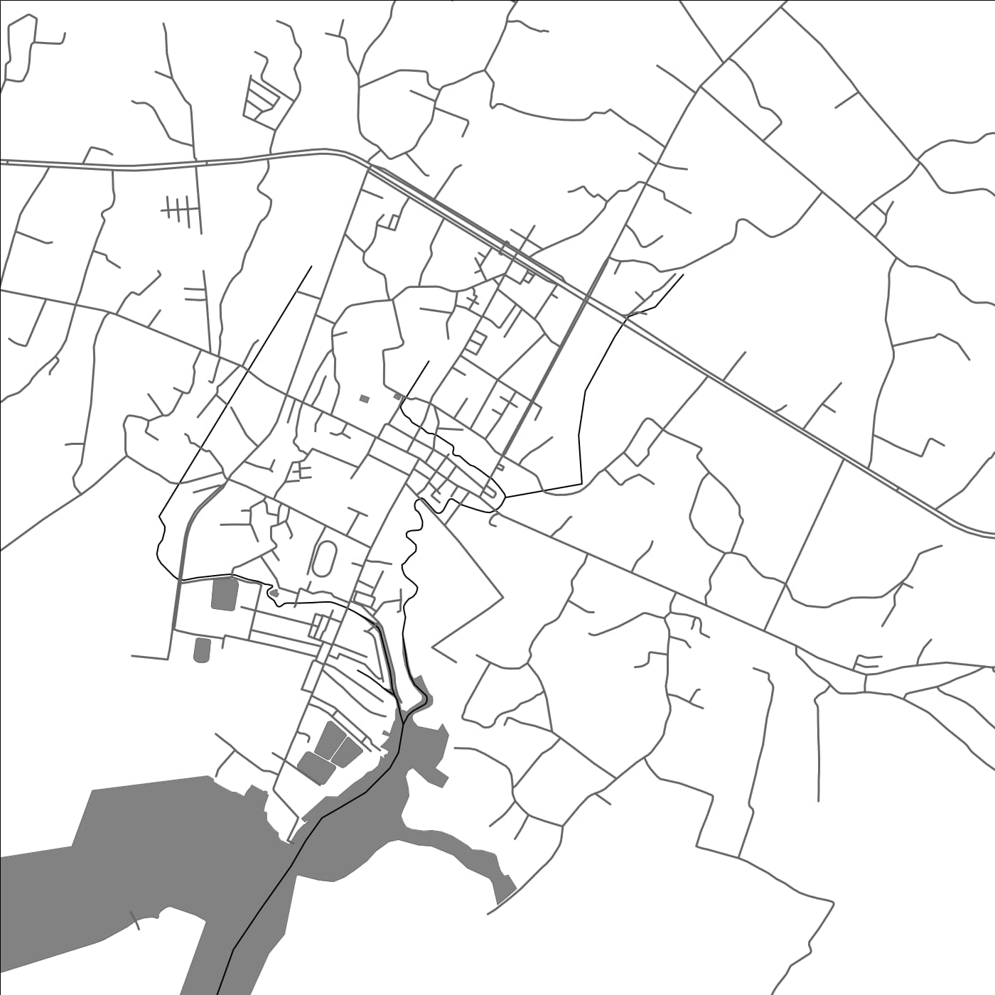 ROAD MAP OF KHLUNG, THAILAND BY MAPBAKES