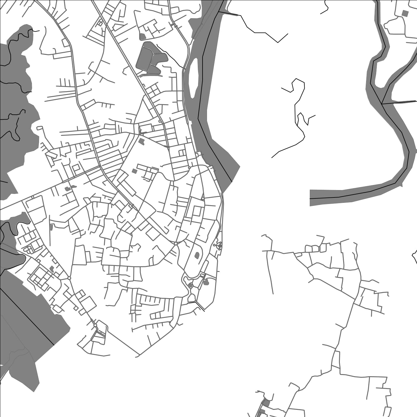 ROAD MAP OF KRABI, THAILAND BY MAPBAKES