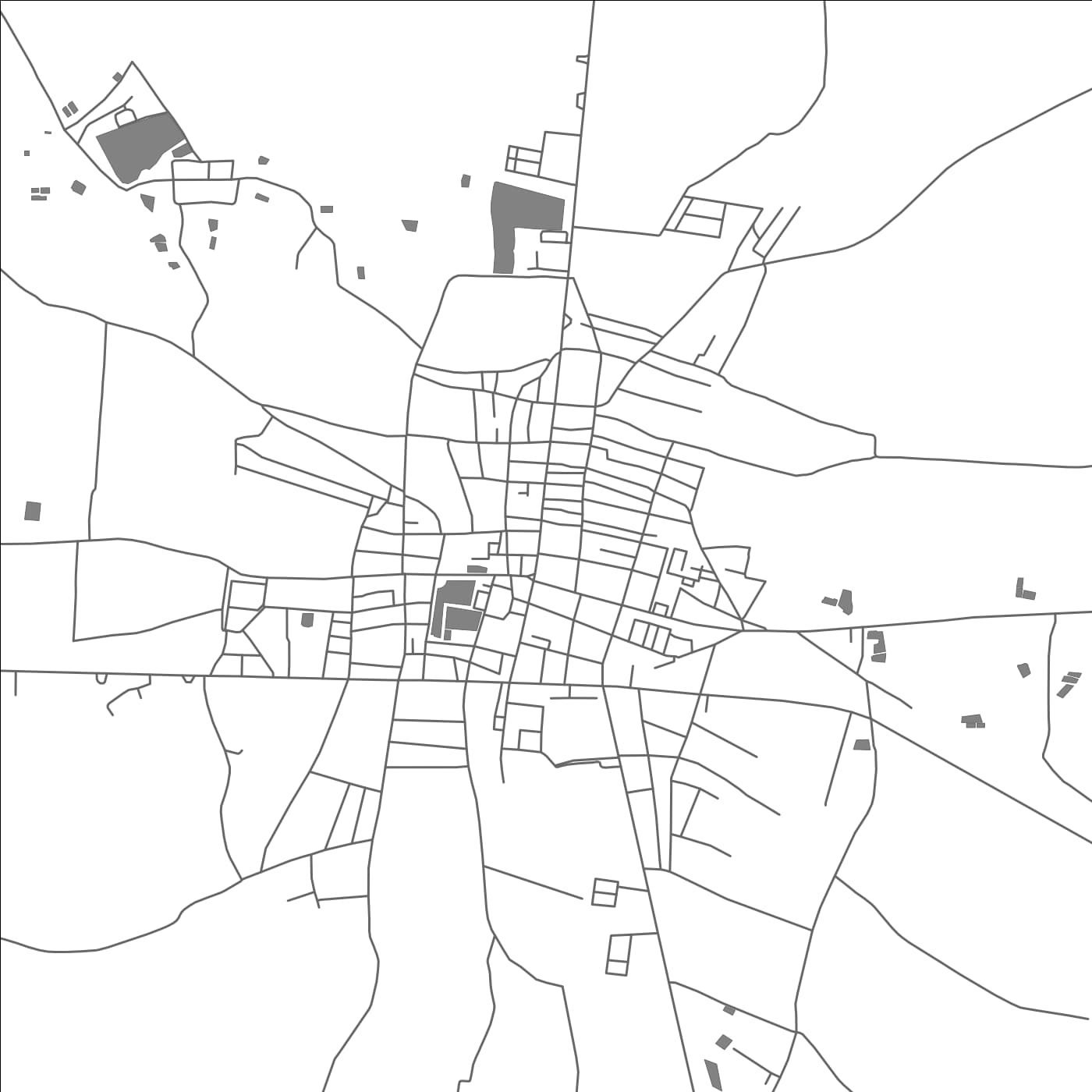 ROAD MAP OF KRANUAN, THAILAND BY MAPBAKES