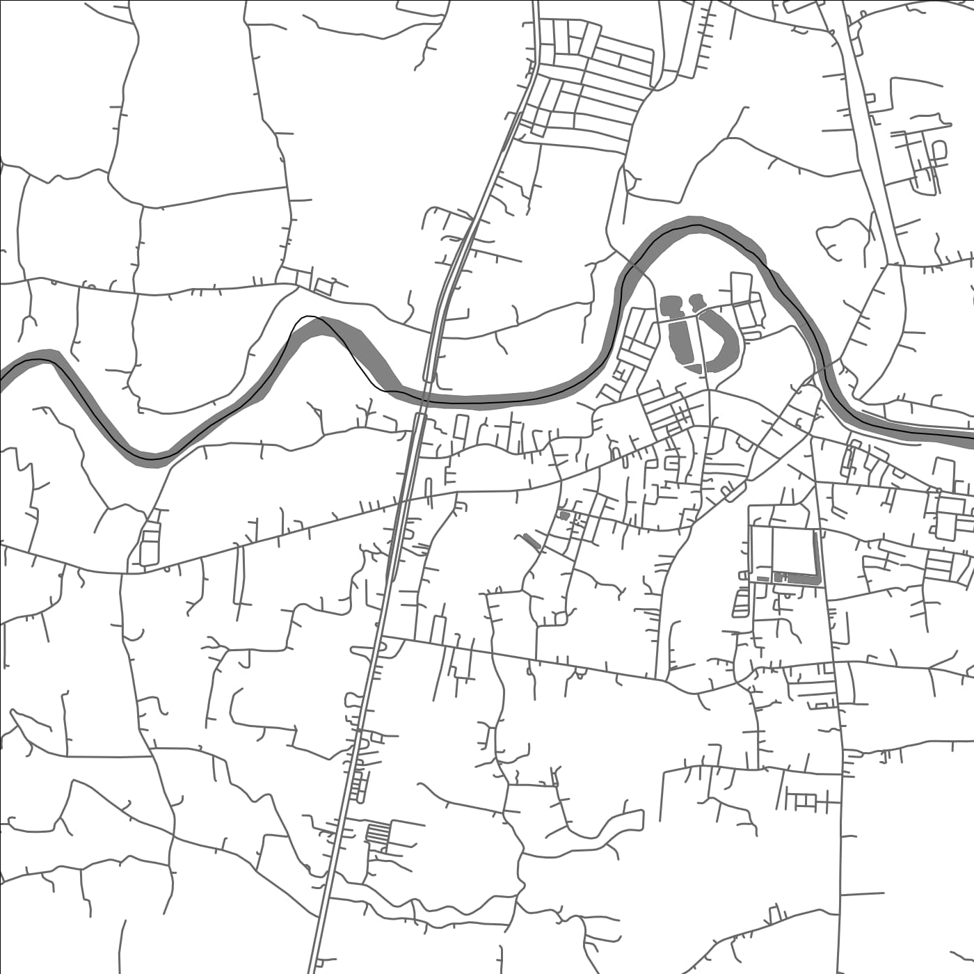 ROAD MAP OF LANG SUAN, THAILAND BY MAPBAKES