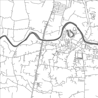 ROAD MAP OF LANG SUAN, THAILAND BY MAPBAKES