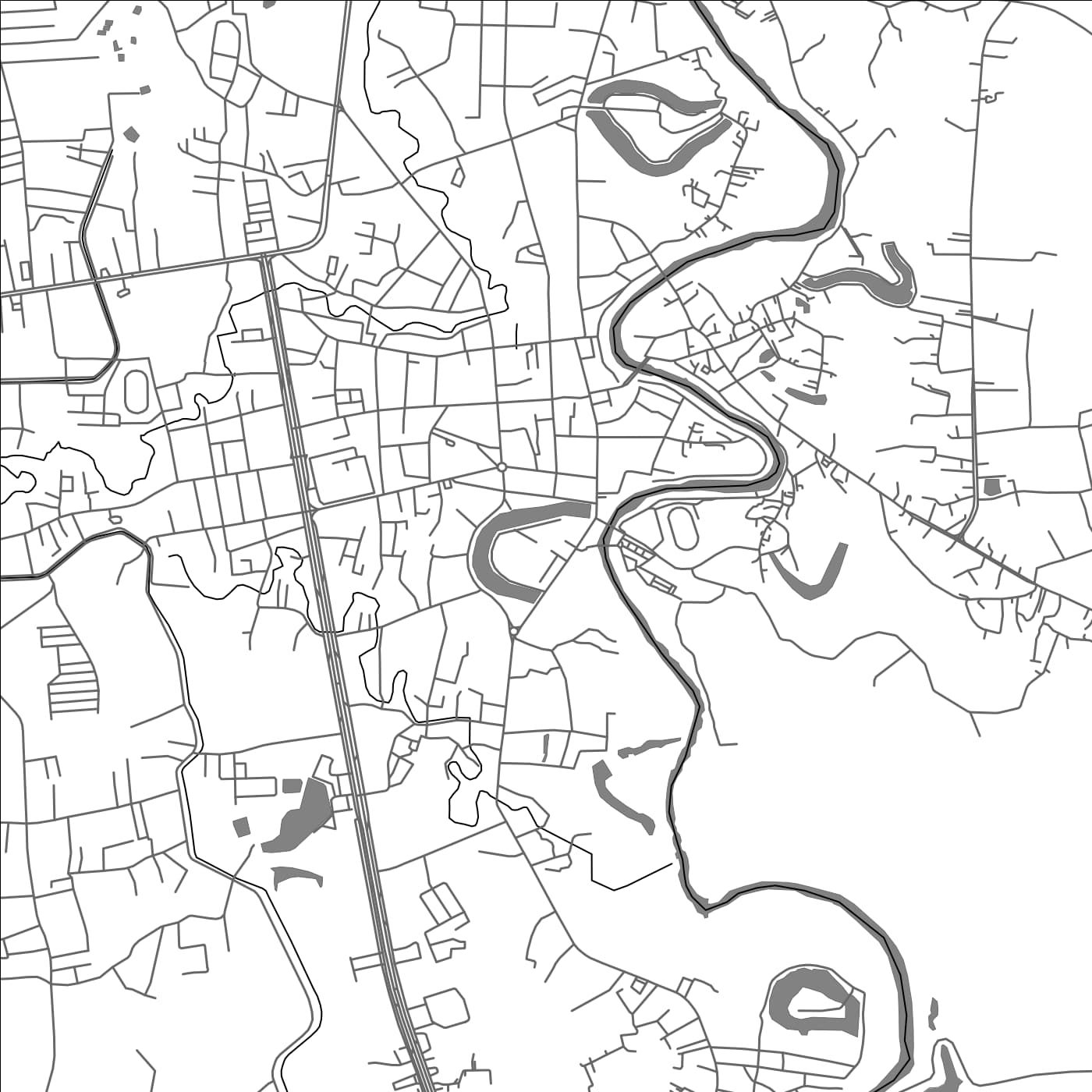 ROAD MAP OF LOEI, THAILAND BY MAPBAKES