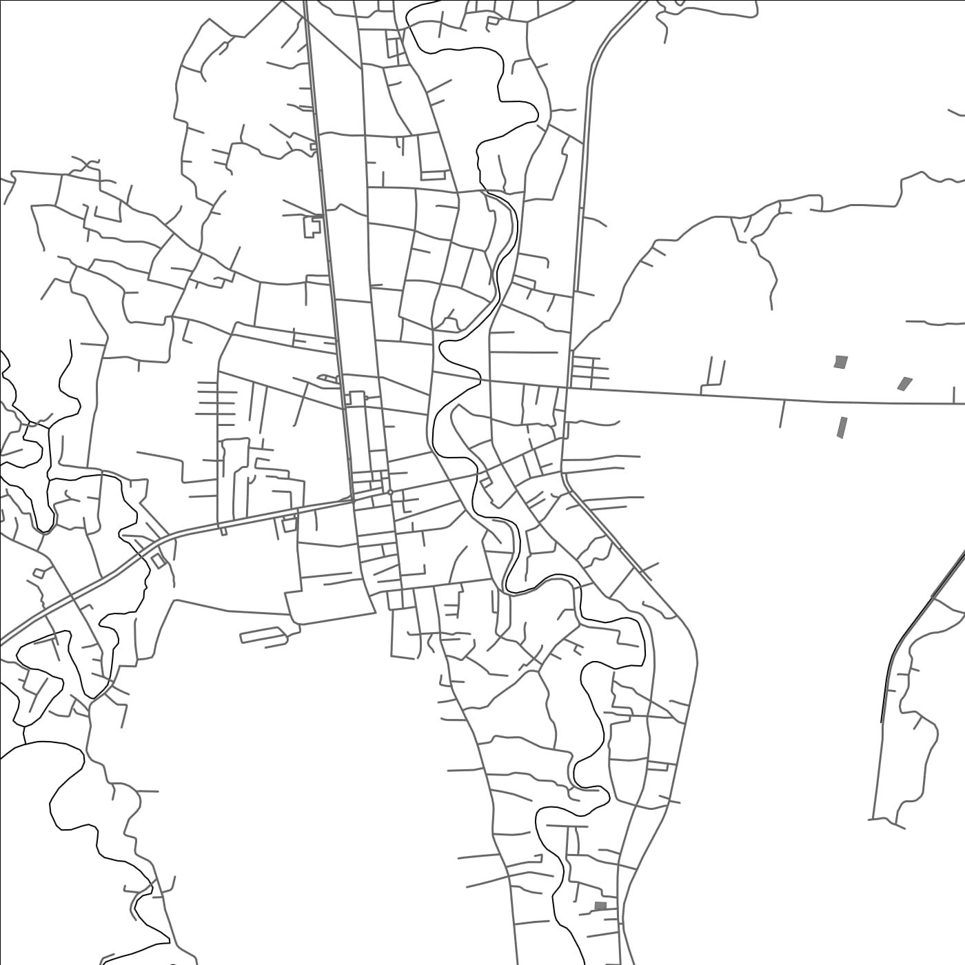 ROAD MAP OF LOM SAK, THAILAND BY MAPBAKES