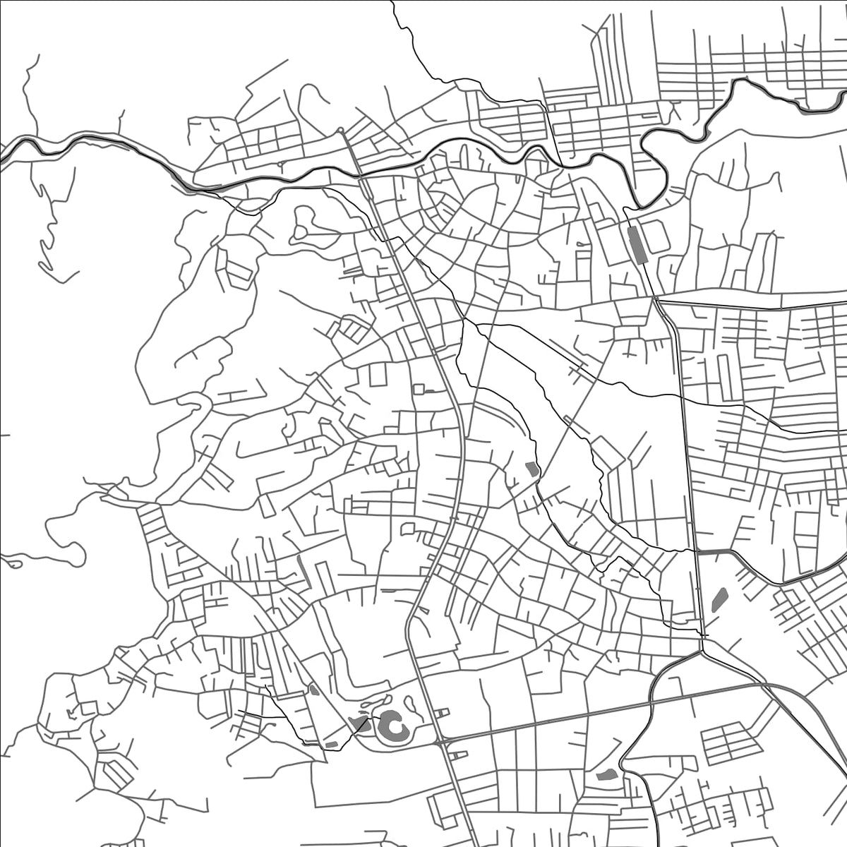 ROAD MAP OF MAE SAI, THAILAND BY MAPBAKES