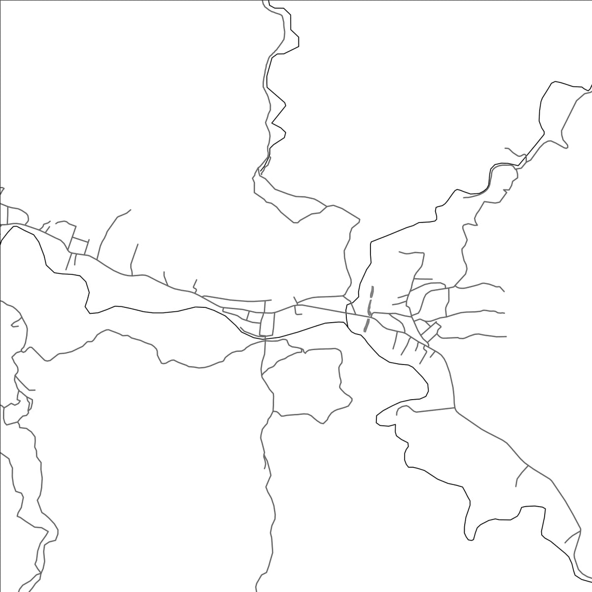 ROAD MAP OF MAE WANG, THAILAND BY MAPBAKES