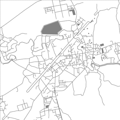 ROAD MAP OF NON SUNG, THAILAND BY MAPBAKES