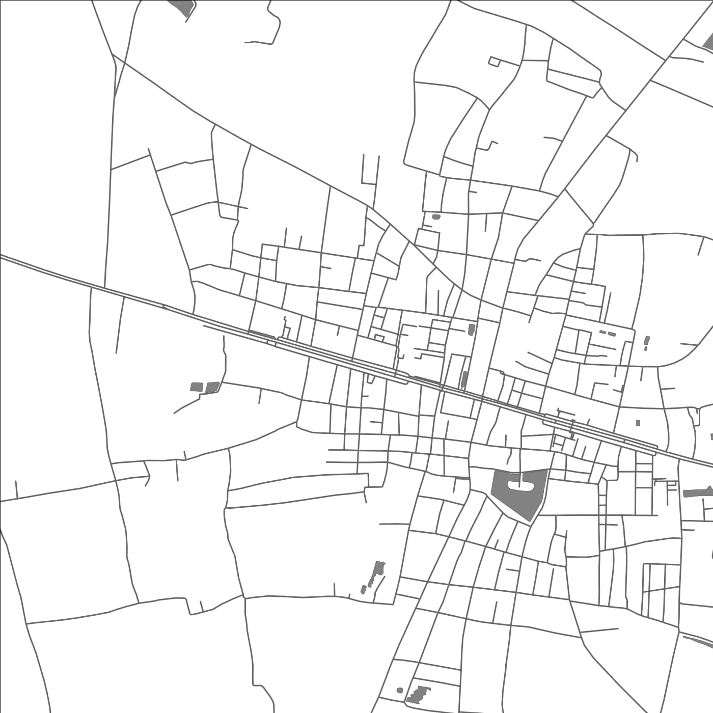 ROAD MAP OF NONG KI, THAILAND BY MAPBAKES