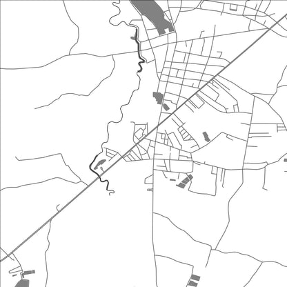 ROAD MAP OF NONG WUA SO, THAILAND BY MAPBAKES