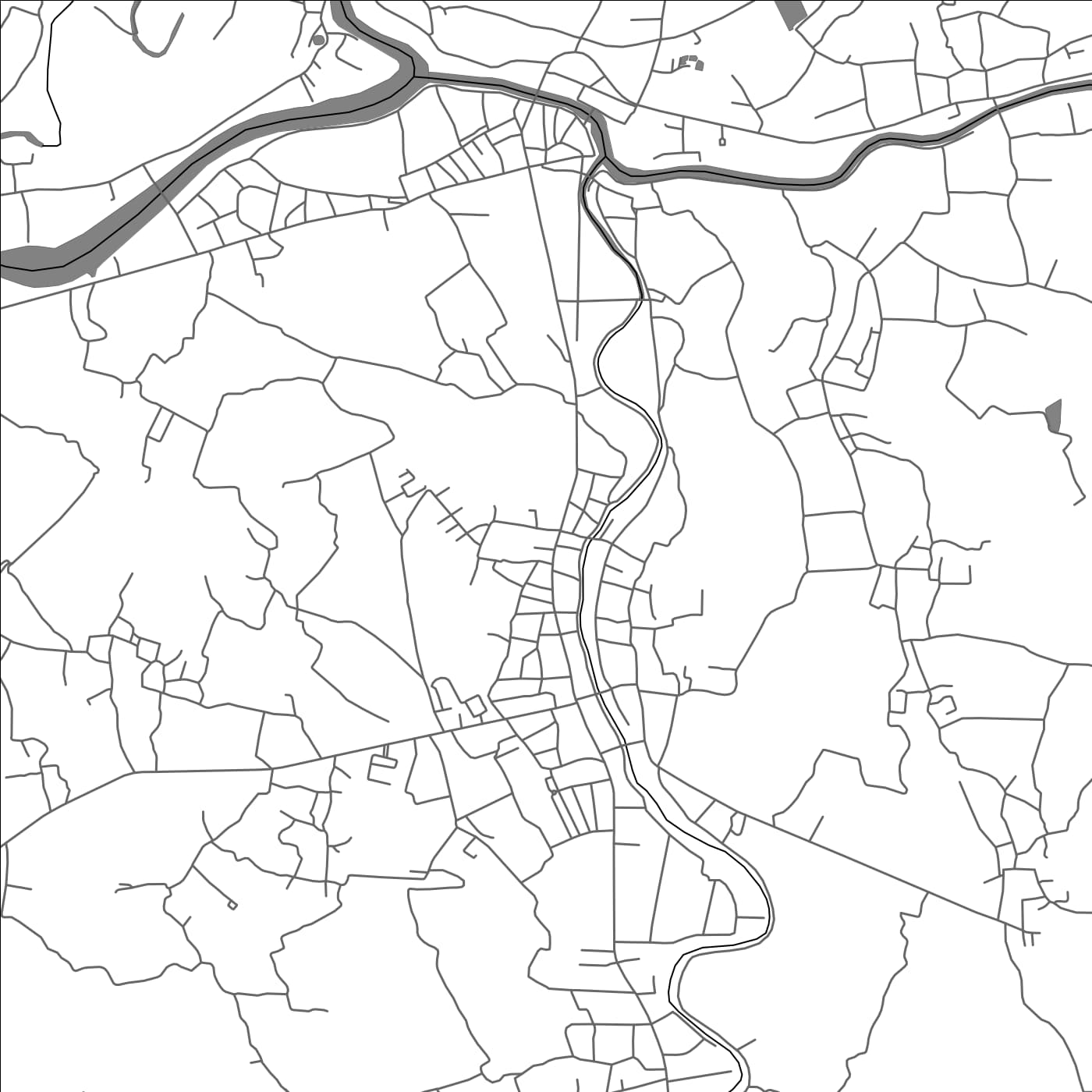 ROAD MAP OF PA SANG, THAILAND BY MAPBAKES