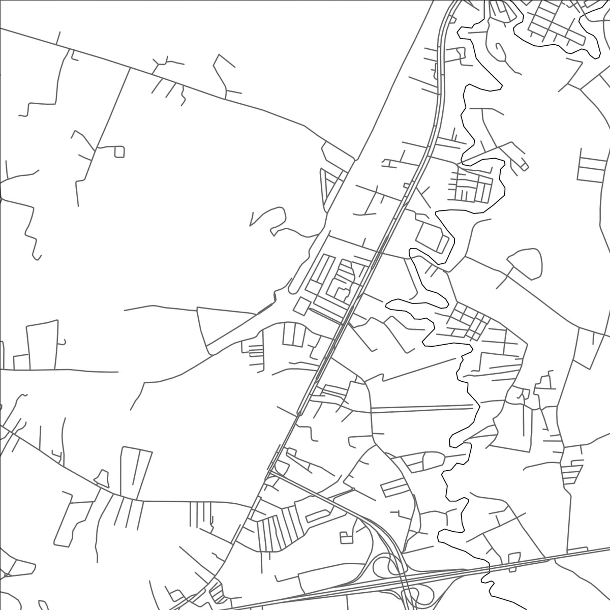 ROAD MAP OF PAK CHONG, THAILAND BY MAPBAKES