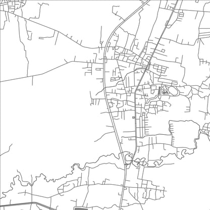 ROAD MAP OF PAK THONG CHAI, THAILAND BY MAPBAKES