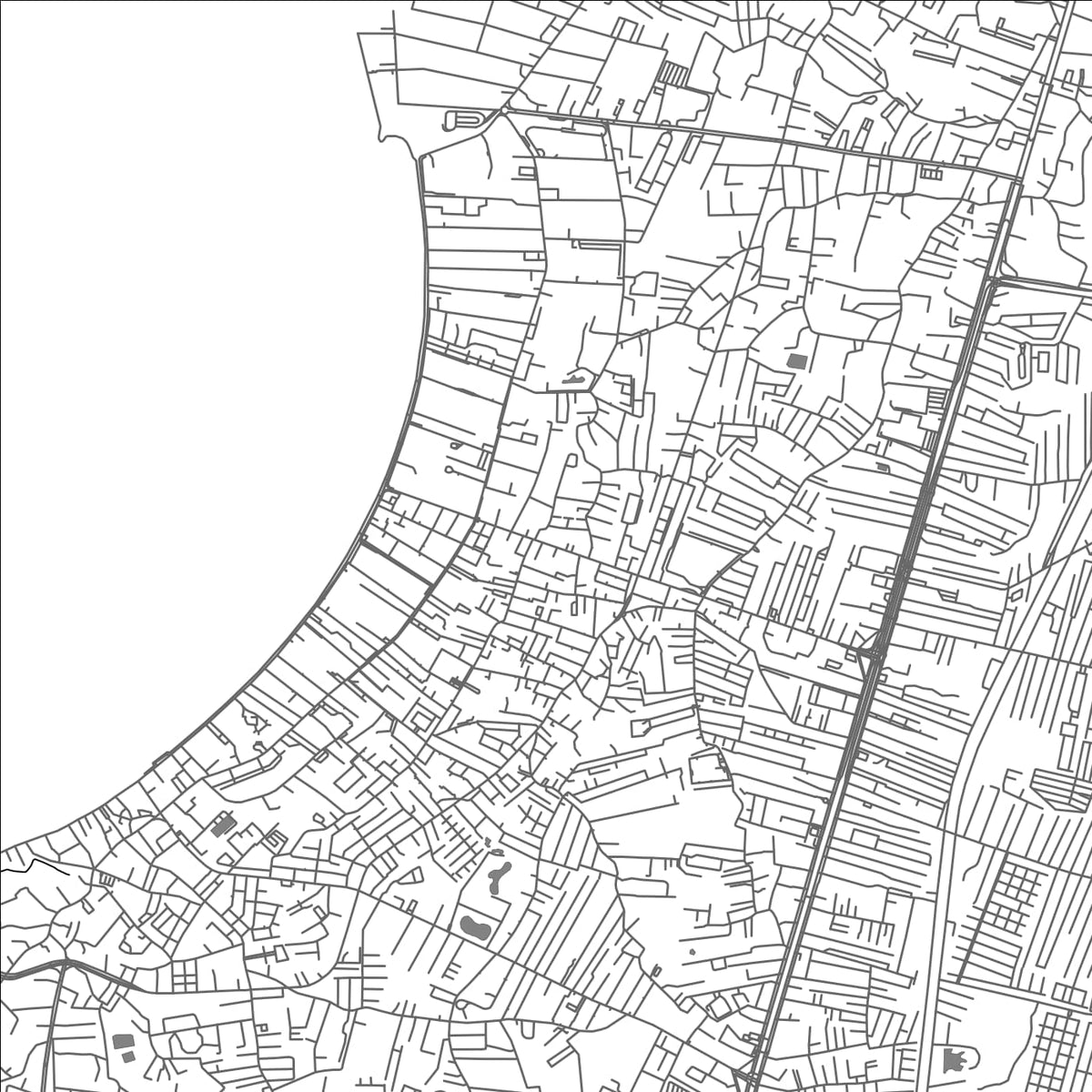 ROAD MAP OF PHATTHAYA, THAILAND BY MAPBAKES