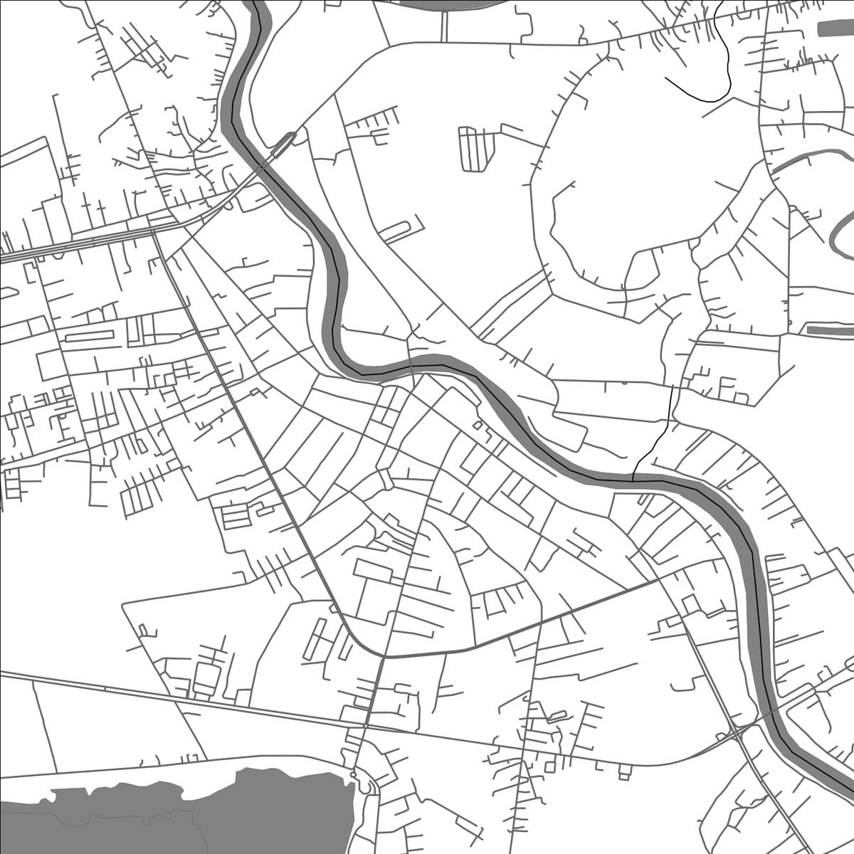 ROAD MAP OF PHICHIT, THAILAND BY MAPBAKES