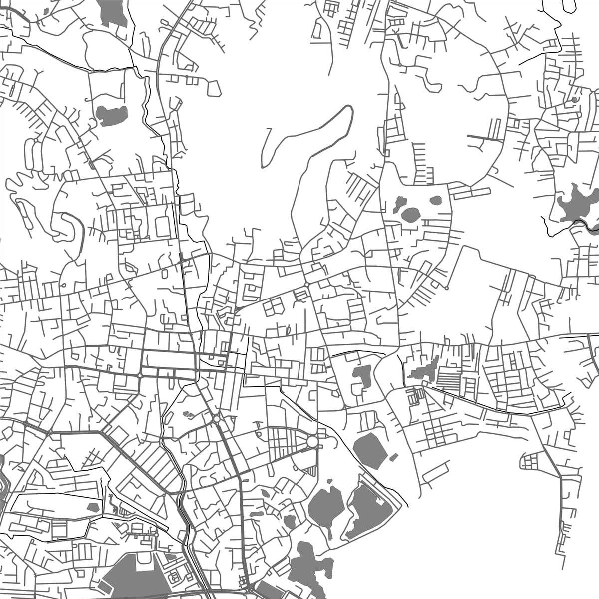 ROAD MAP OF PHUKET, THAILAND BY MAPBAKES