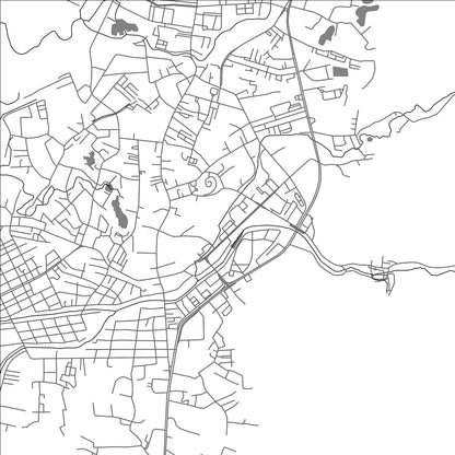ROAD MAP OF RANONG, THAILAND BY MAPBAKES