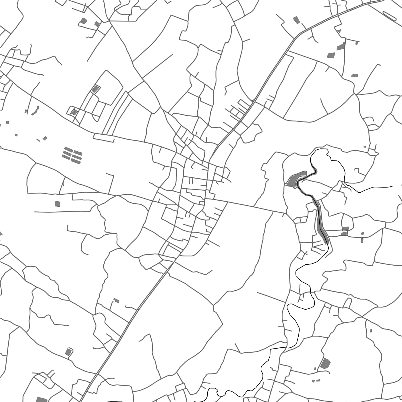 ROAD MAP OF RONG KWANG, THAILAND BY MAPBAKES