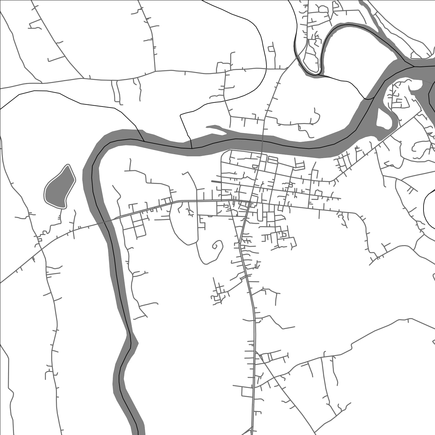 ROAD MAP OF SAI BURI, THAILAND BY MAPBAKES